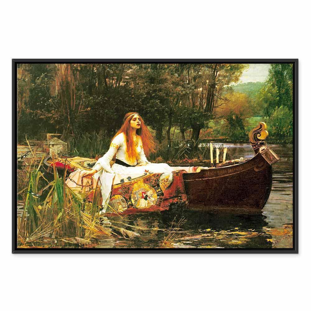 Leinwandbild - John William Waterhouse – The Lady of Shalott