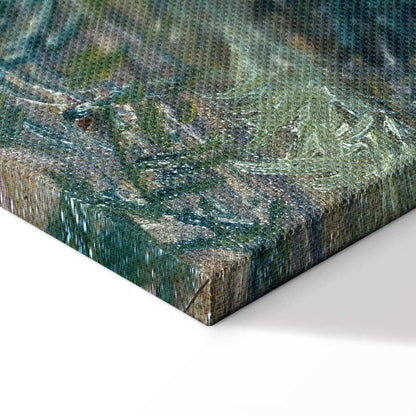 Leinwandbild - Paul Gauguin – Flußufer