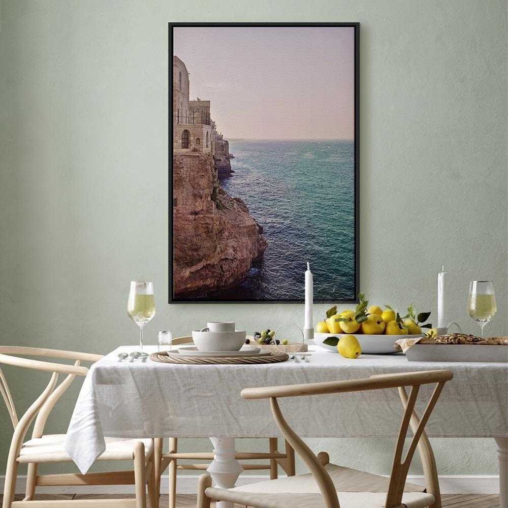 Leinwandbild - Turquoise Coast (1 Part) Vertical