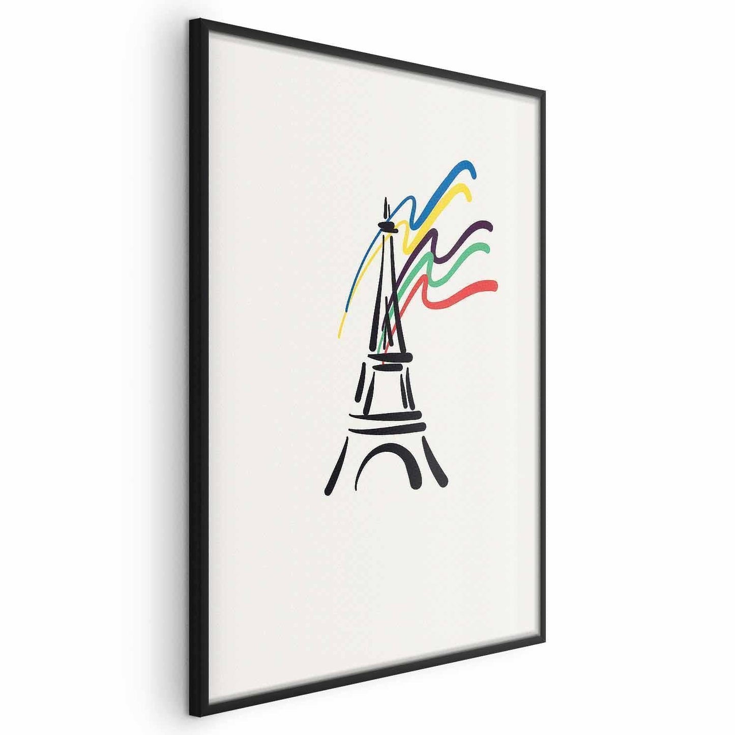 Poster - Eiffel Tower and Colors Artgeist