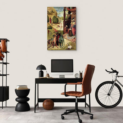 Leinwandbild - Hieronymus Bosch – St James and the Magician