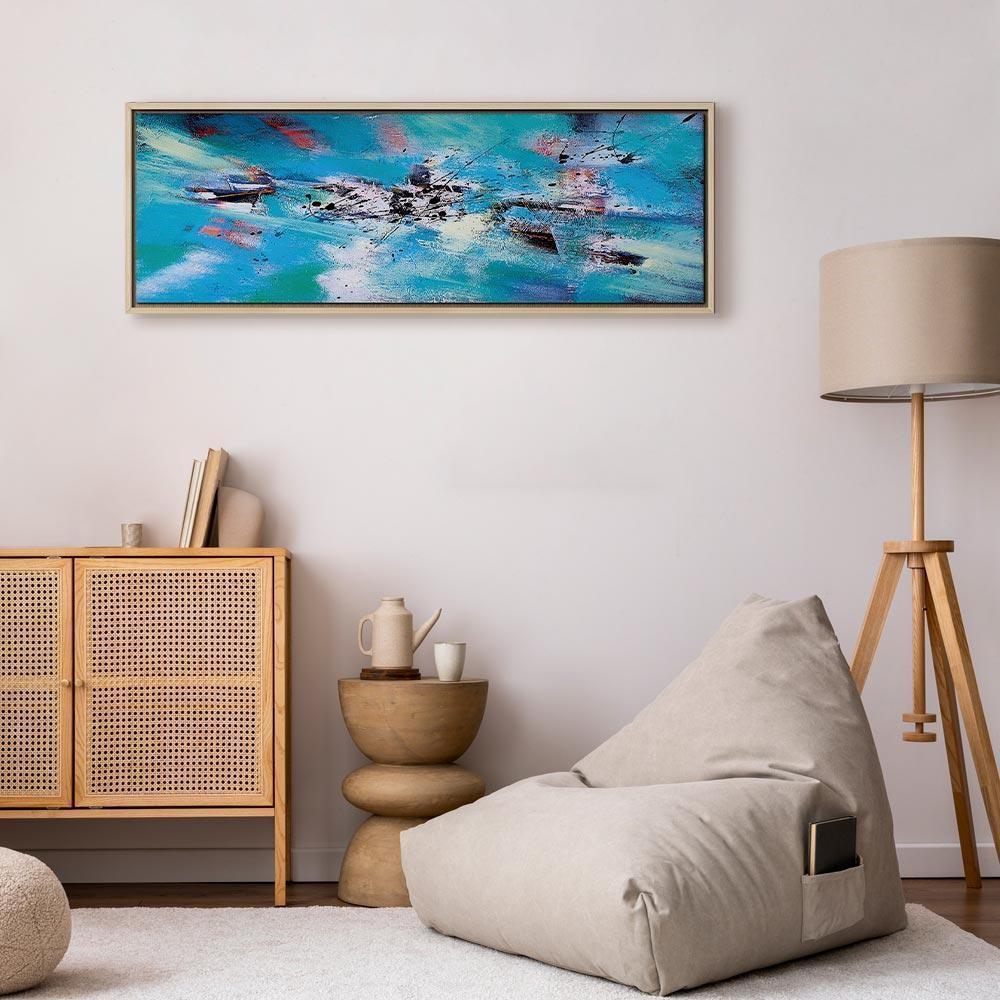 Leinwandbild - Snow Fun (1 Part) Narrow