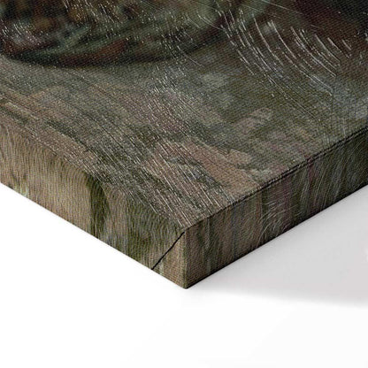 Leinwandbild - Vincent Van Gogh – Vase of Hollyhocks