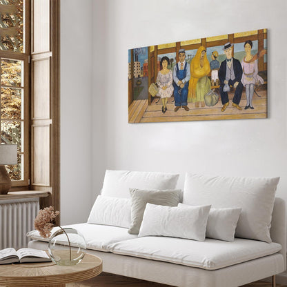 Leinwandbild - Frida Kahlo – The Bus