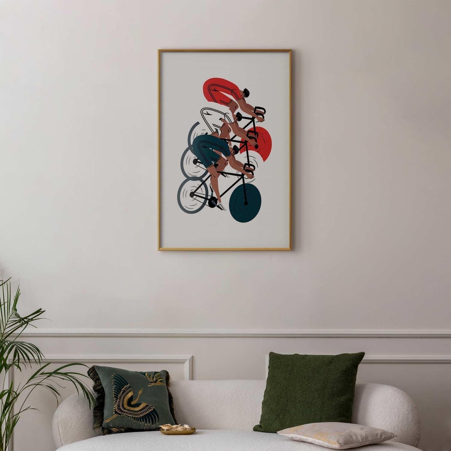 Poster - Olympics - Cycling Race Artgeist