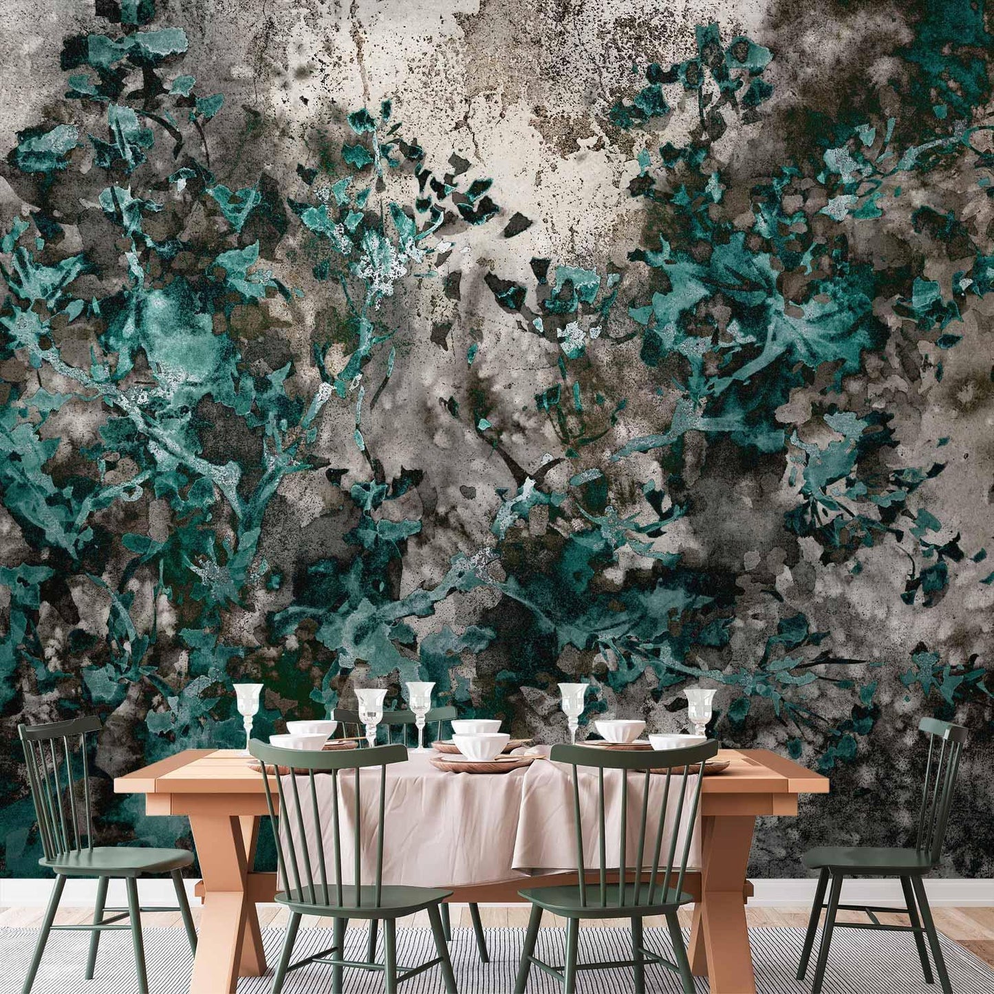 Fototapete - Scandinavian Green