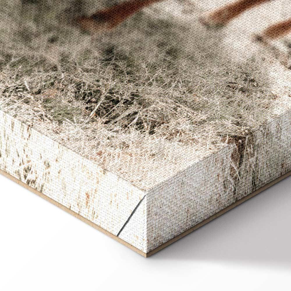 Leinwandbild - Mother and Calf (1 Part) Vertical