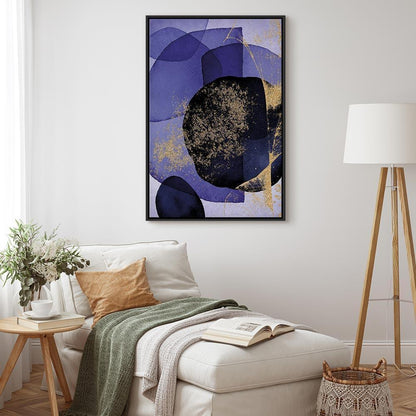 Leinwandbild - Purple Kaleidoscope (1 Part) Vertical