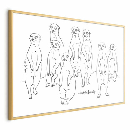 Poster - Meerkat Family