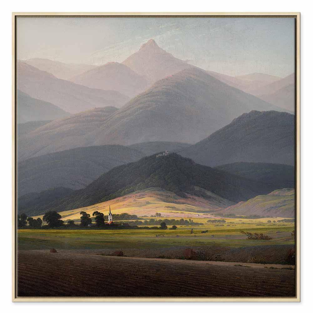 Leinwandbild - Caspar David Friedrich – The Great Mountains