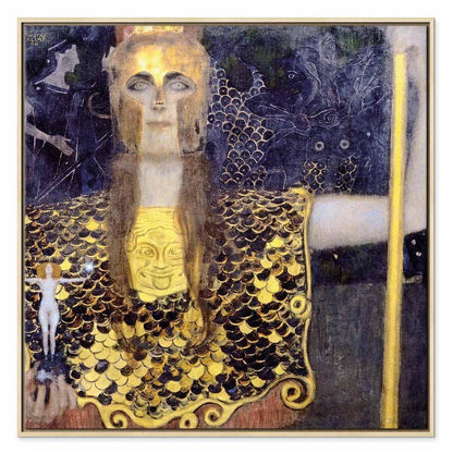 Leinwandbild - Gustav Klimt – Pallas Athene