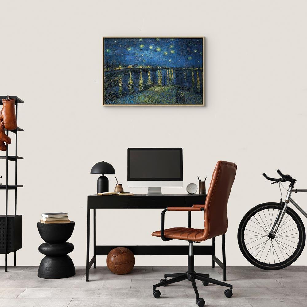Leinwandbild - Vincent van Gogh – Starry Night Over the Rhône