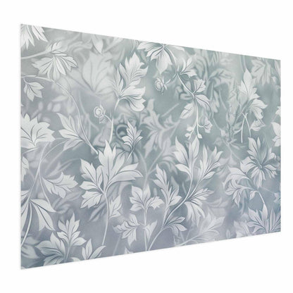 Poster - Worn Floral Patterns in Muted Turquoises Artgeist