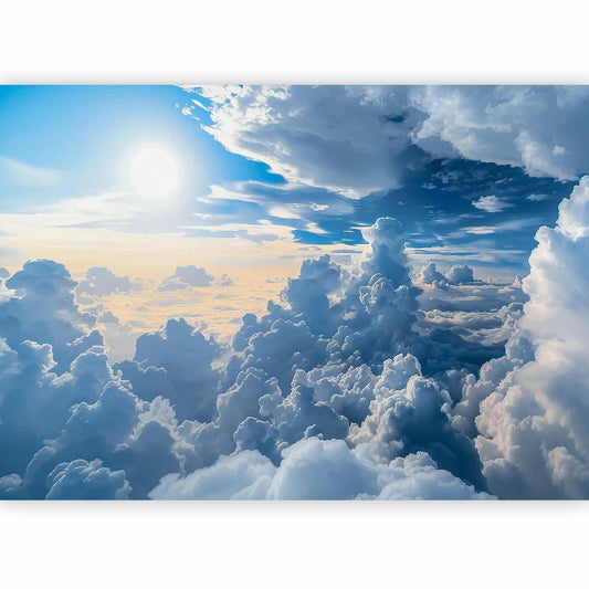 Fototapete - Symphony of Light: Sun and Clouds Collaborating on a Beautiful Sky Artgeist