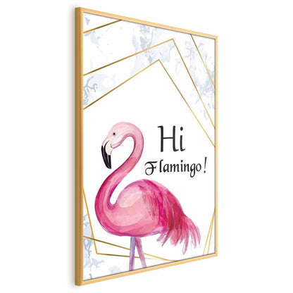 Poster - Hi Flamingo! Artgeist