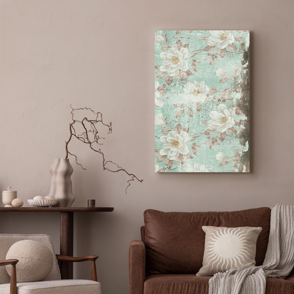 Leinwandbild - Roman Flowers (1 Part) Vertical