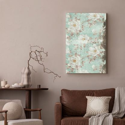 Leinwandbild - Roman Flowers (1 Part) Vertical