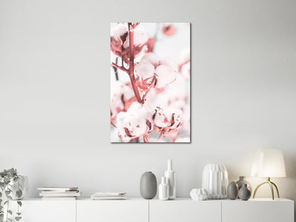 Leinwandbild - Blooming Cotton (1 Part) Vertical Artgeist