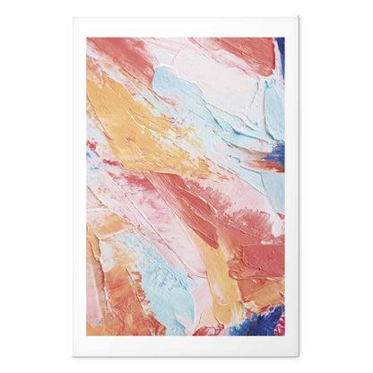 Poster - Colorful Harmony - dynamic color transitions in pastel tones