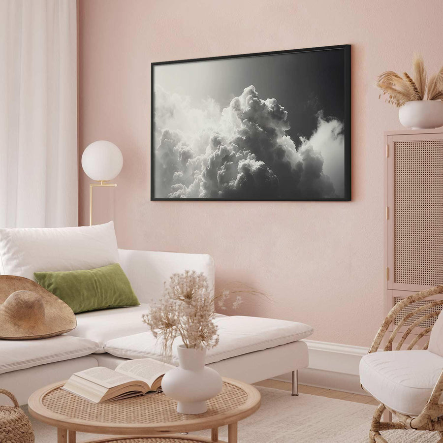 Poster - Extraordinary Phenomenon: The Sun Illuminating Dark Clouds Artgeist