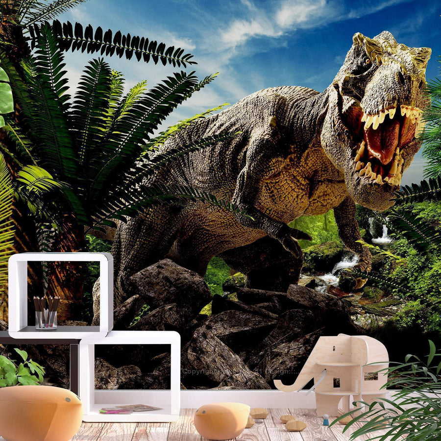 Fototapete - Angry Tyrannosaur Artgeist