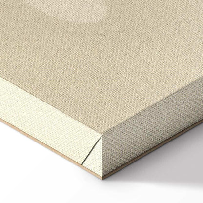 Leinwandbild - Love - Colorful Giraffes Floating on Clouds Among Hearts and Stars