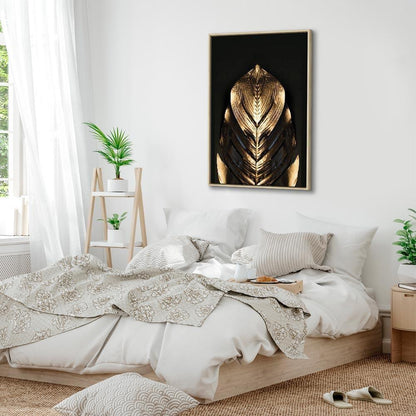 Leinwandbild - Pharaoh's Gold (1 Part) Vertical