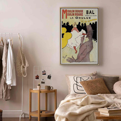 Leinwandbild - Henri de Toulouse-Lautrec – Moulin Rouge – La Goulue