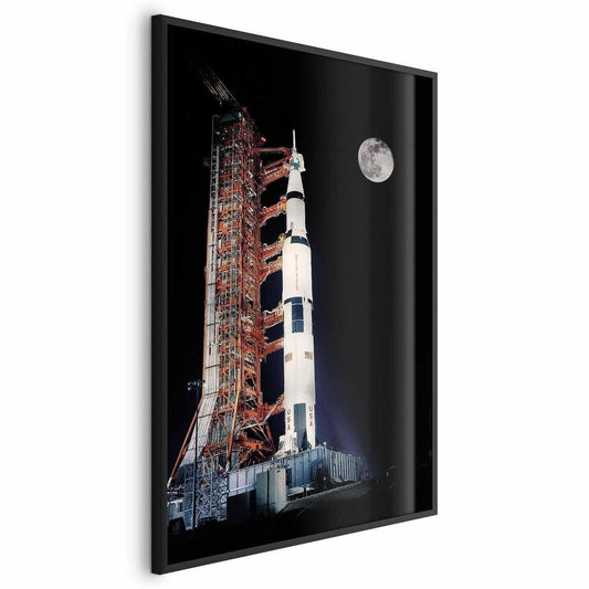 Poster Raketenstart – Aufbruch ins Weltall in spektakulärer Szene