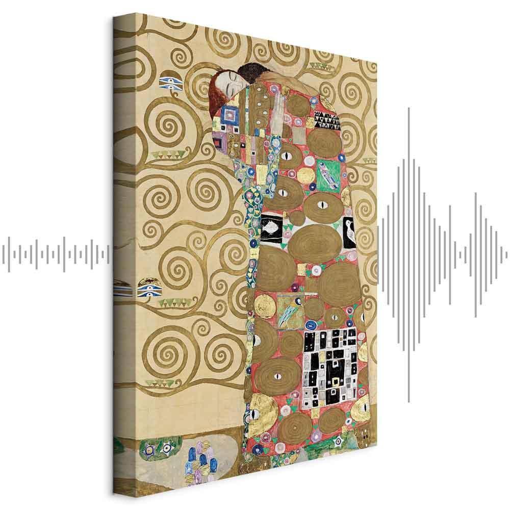 Leinwandbild - Gustav Klimt – The Fulfillment