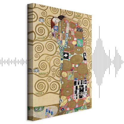 Leinwandbild - Gustav Klimt – The Fulfillment