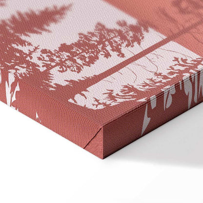 Leinwandbild - Landscape at Sunset (1 Part) Wide