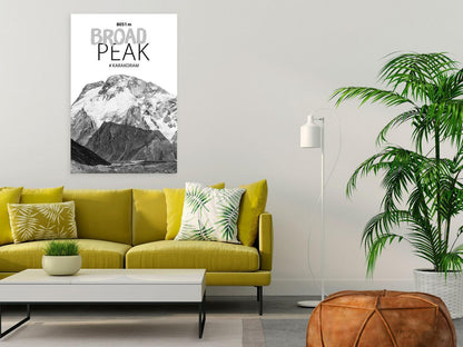 Leinwandbild - Broad Peak (1 Part) Vertical Artgeist