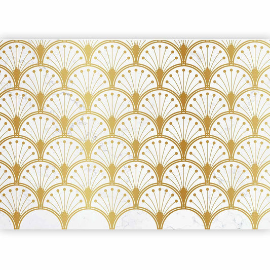 Fototapete - Gold and Marble Art Deco-inspired Pattern