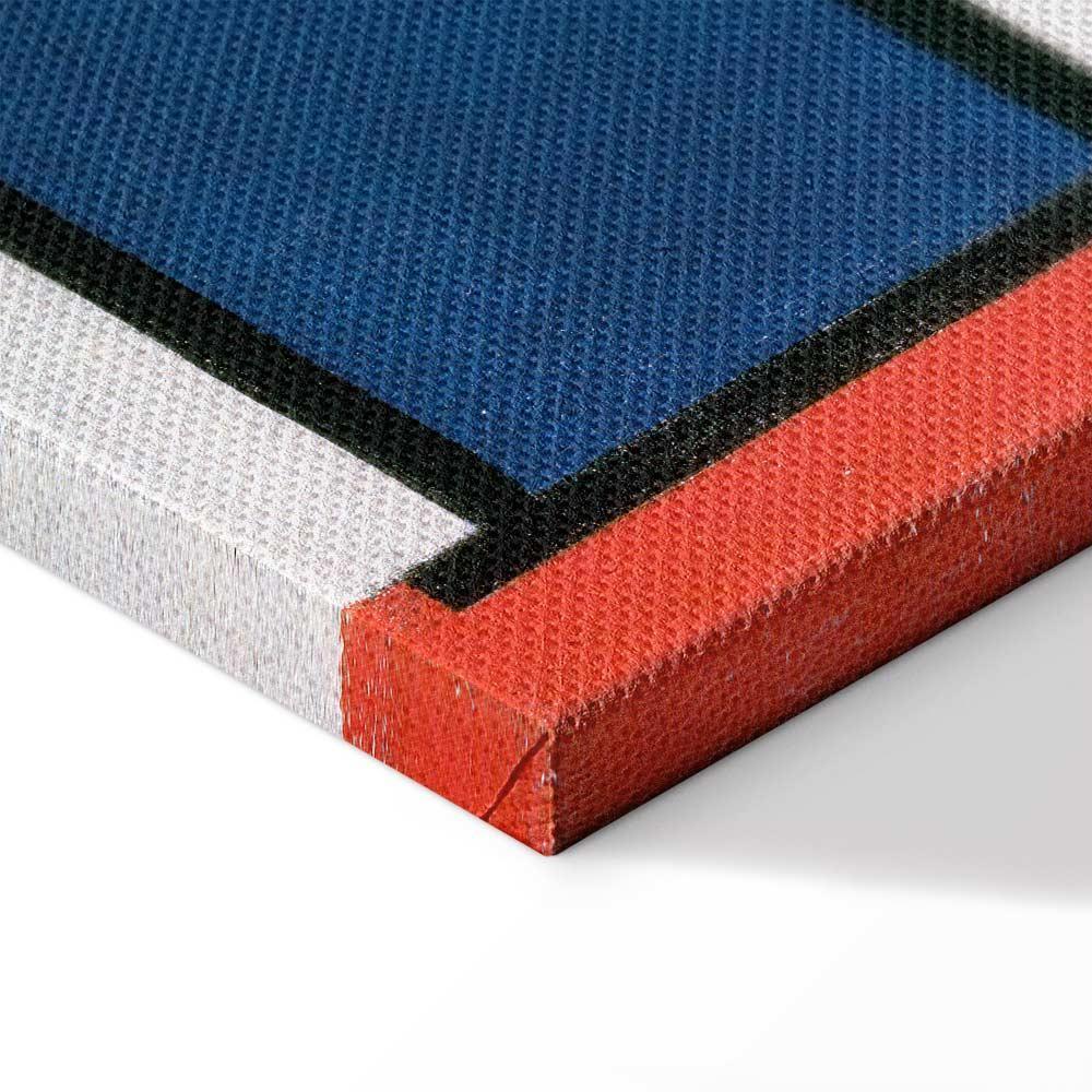 Leinwandbild - Piet Mondrian – Composition with red, yellow blue and black