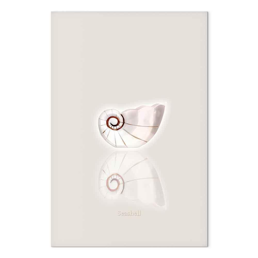 Leinwandbild - Ceramic Shell (1 Part) Vertical