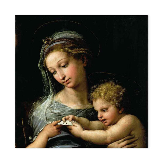 Leinwandbild - Rafael Santi – The Virgin of the Rose