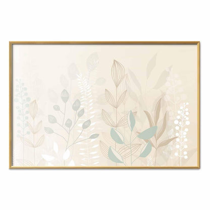 Poster - Pastel-Beige Meadow