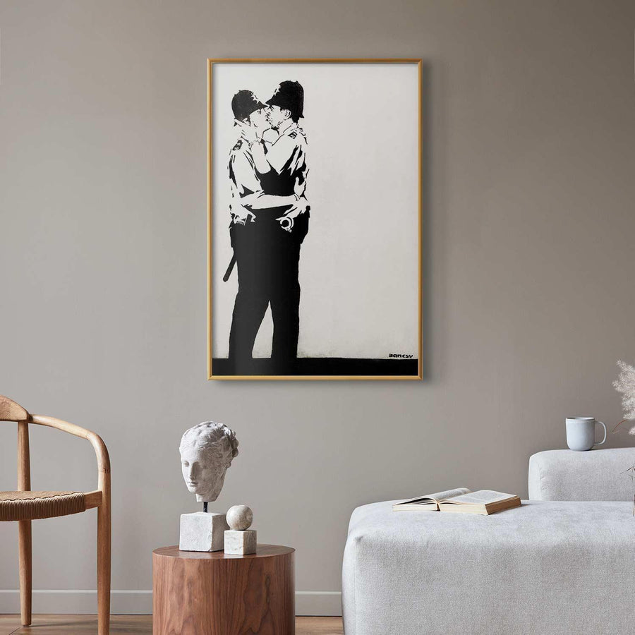 Poster - The Policemen's Kiss Artgeist