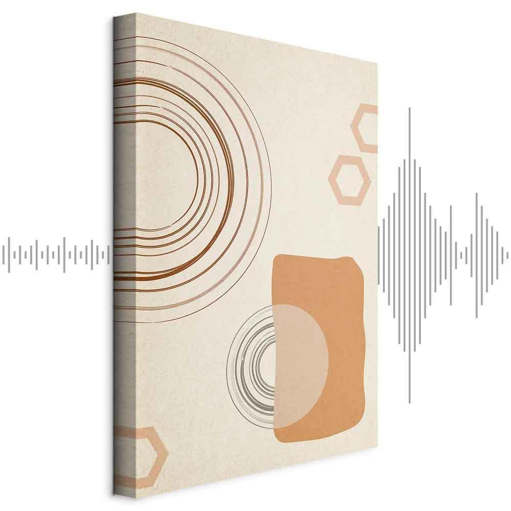 Leinwandbild - Sand Castles (1 Part) Vertical