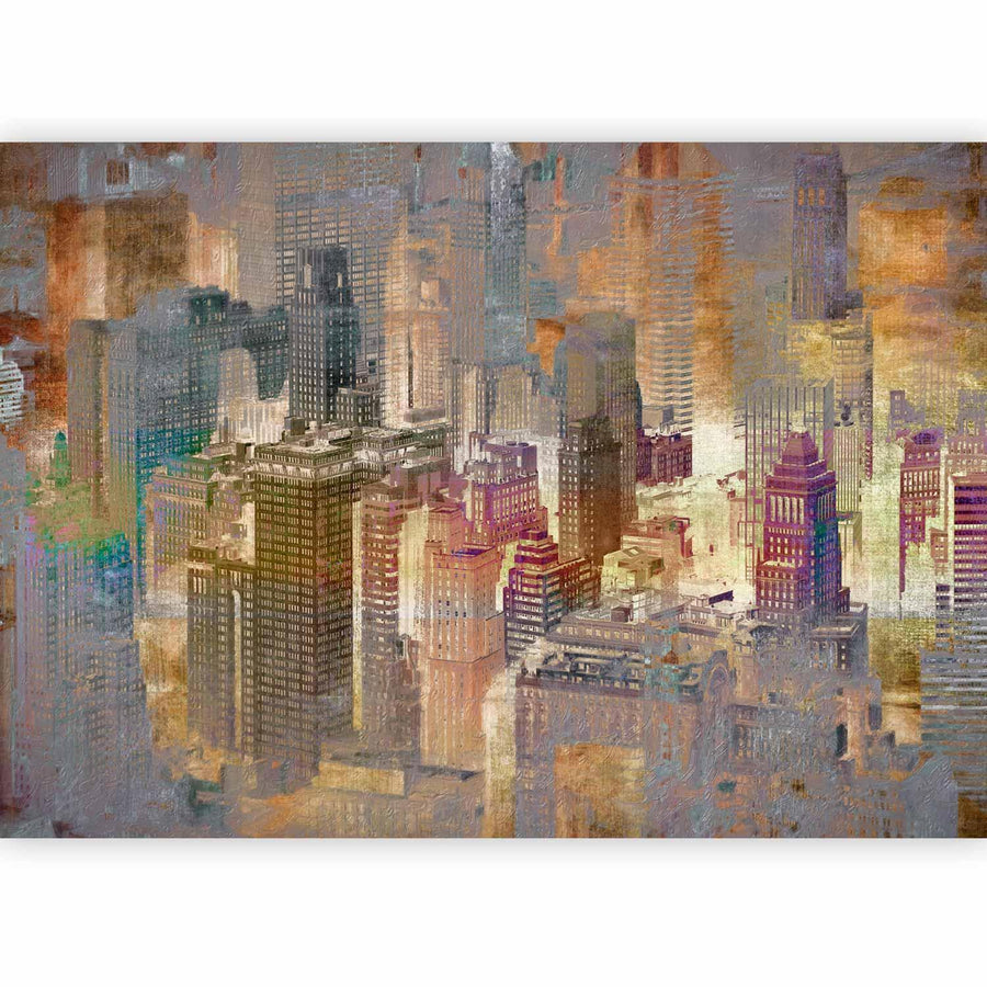 Fototapete - City in the mist Artgeist