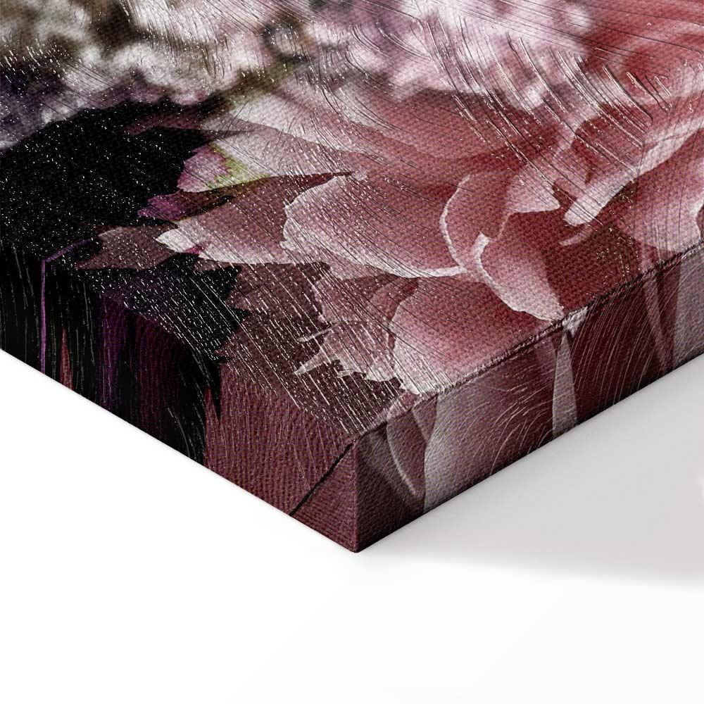 Leinwandbild - Among Flowers (1-part) - Blooming Plants in Nature's Colors