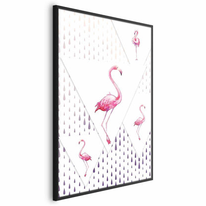 Poster - Flamingo Family