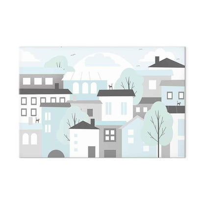 Leinwandbild - Colorful Town (1 Part) Wide