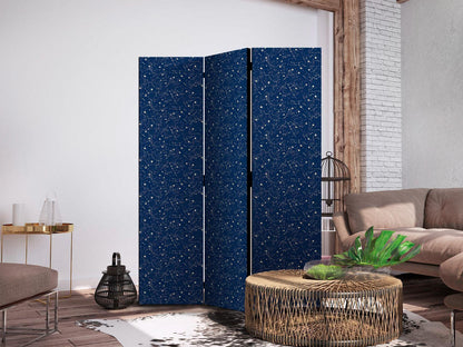 Paravent - Cosmic Inspirations - Pattern with Stars and Constellations on a Dark Background Artgeist