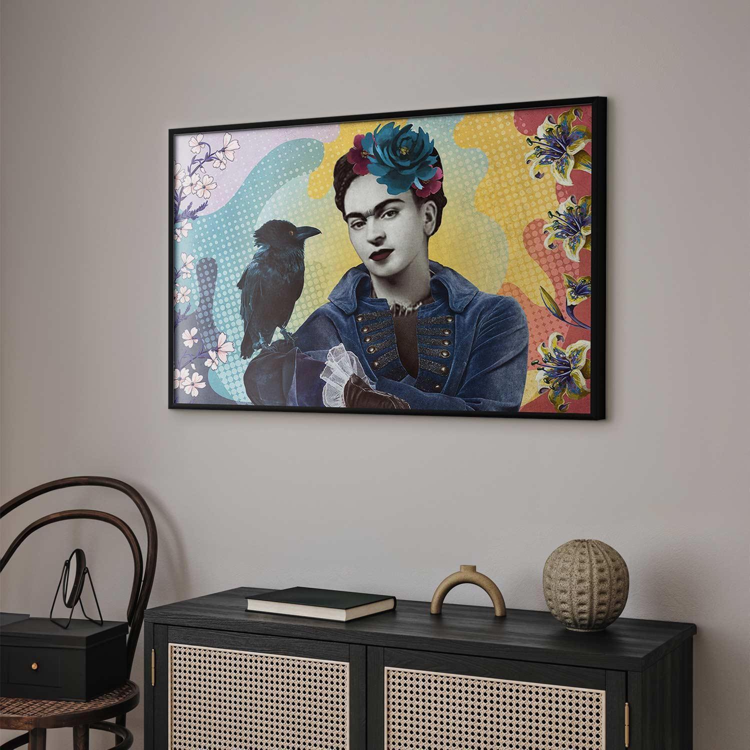Künstlerisches Frida-Design für die Wand


