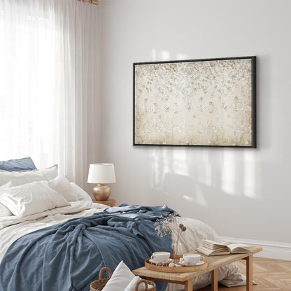 Leinwandbild - Falling Flowers (1 Part) Wide