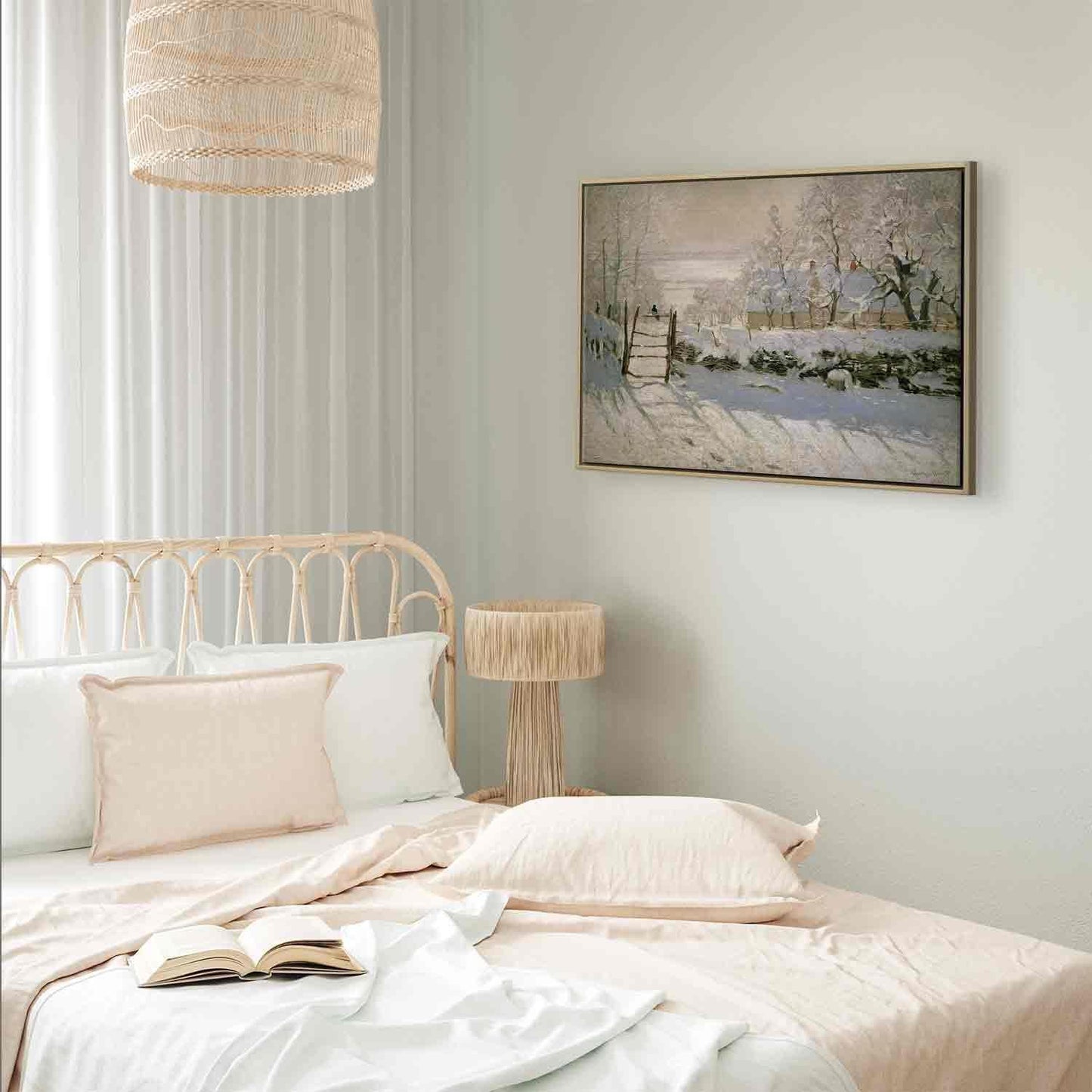 Leinwandbild - Claude Monet – The Magpie