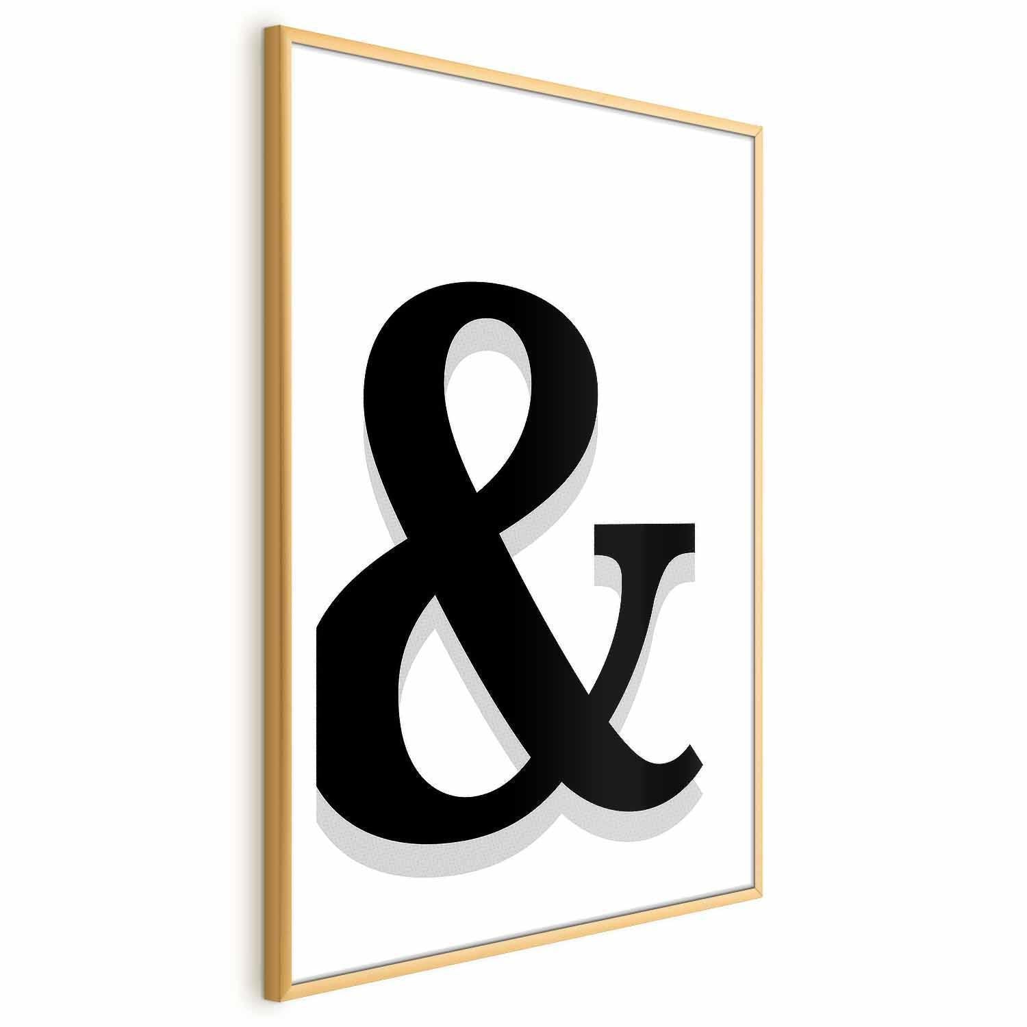 Poster - Decorative Letter Artgeist