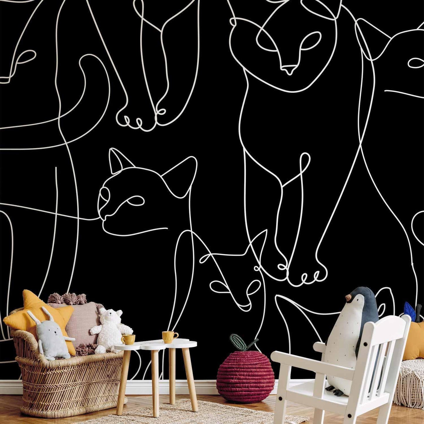 Fototapete - Cat Habits - First Variant